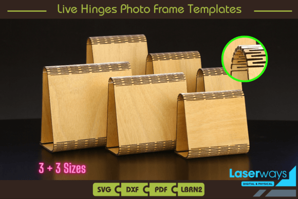 Download Digital Live Hinges Photo Frame Template - Premium Resources