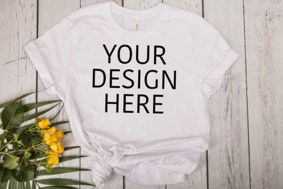 Download Spring Tshirt Mockup Bella Canvas Mockup - Spring Collection