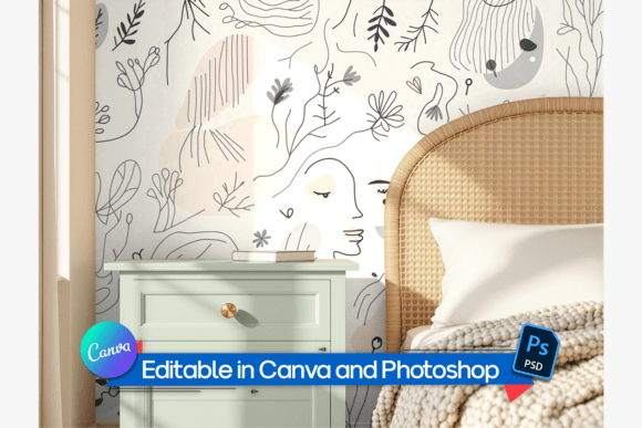 Download Bathroom Wallpaper Editable Mockup - Editable mockup Collection