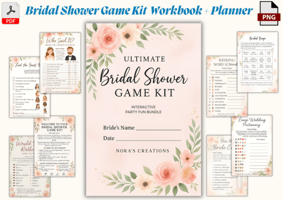 Download Bridal Shower Game Kit Planner - Bridal Collection