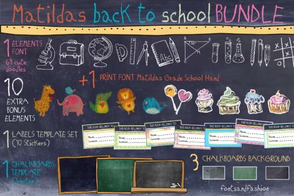 Download Matildas Back to School Bundle - Premium Bundle