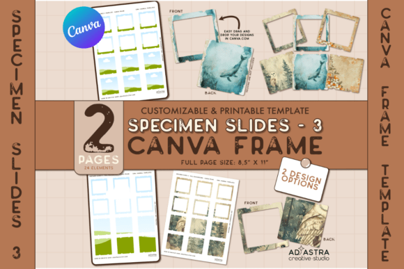 Download CANVA FRAME TEMPLATE / Specimen Slides 3 - Premium Resources
