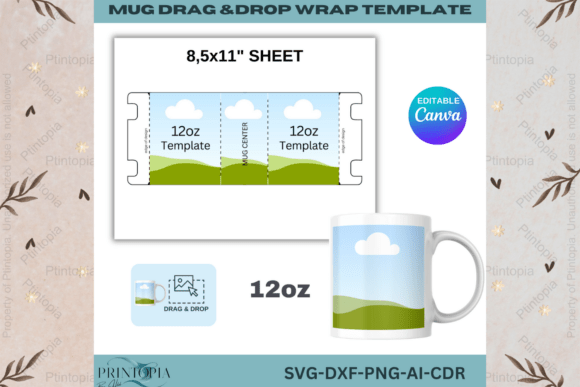 Download 11-12-15 Oz Mug Template Set 281 - Mug template Collection